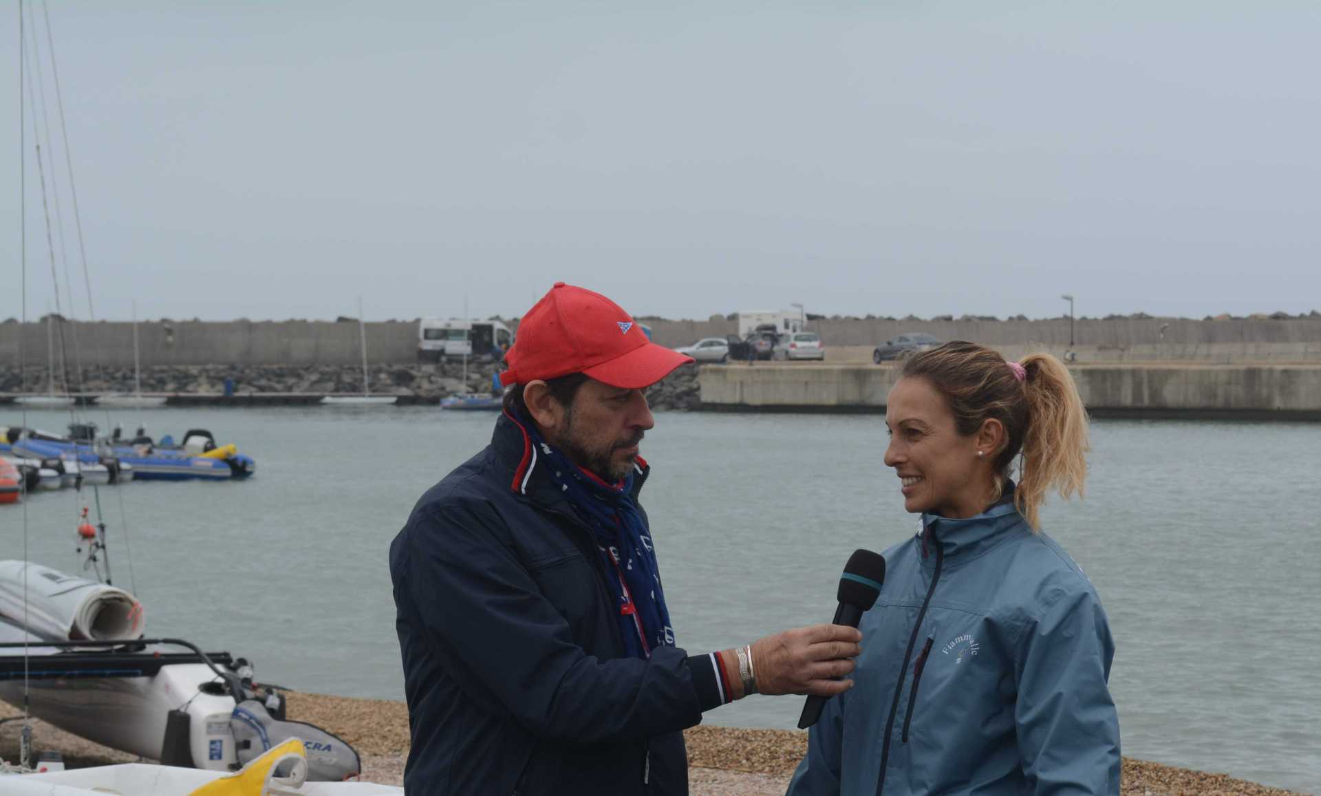 La campionessa di windsurf di Ostia, Flavia Tartaglini